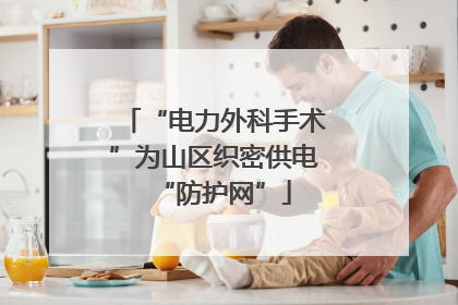 “电力外科手术”为山区织密供电“防护网”