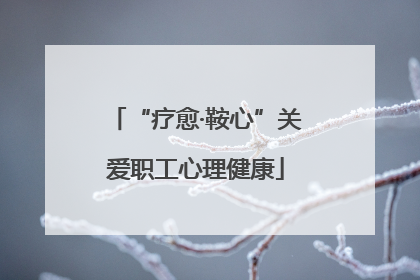 “疗愈·鞍心”关爱职工心理健康