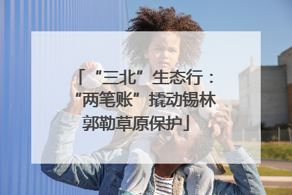 “三北”生态行：“两笔账”撬动锡林郭勒草原保护