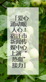 爱心涌动暖人心！宿迁市新闻传媒中心上演“热血”接力