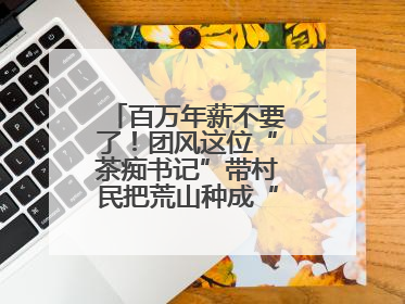 百万年薪不要了！团风这位“茶痴书记”带村民把荒山种成“绿色银行”