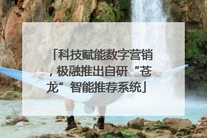 科技赋能数字营销，极融推出自研“苍龙”智能推荐系统