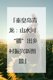 秦皇岛青龙：山水间“播”出乡村振兴新图景