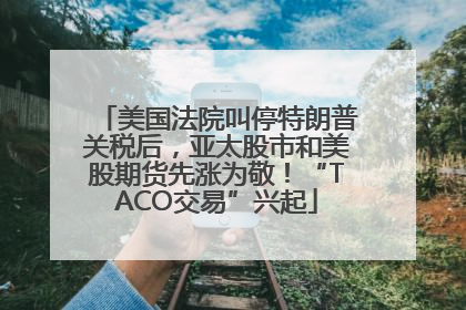 美国法院叫停特朗普关税后，亚太股市和美股期货先涨为敬！“TACO交易”兴起