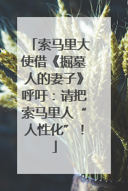 索马里大使借《掘墓人的妻子》呼吁：请把索马里人“人性化”！