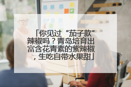 你见过“茄子款”辣椒吗？青岛培育出富含花青素的紫辣椒，生吃自带水果甜