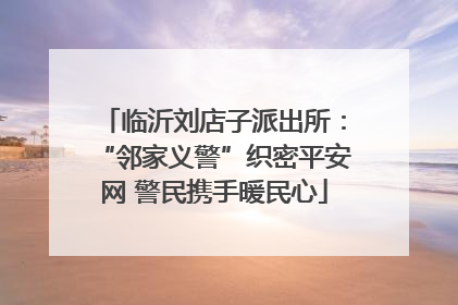 临沂刘店子派出所：“邻家义警”织密平安网 警民携手暖民心