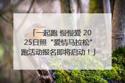 一起跑 慢慢爱 2025日照“爱情马拉松”跑活动报名即将启动！
