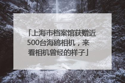 上海市档案馆获赠近500台海鸥相机，来看相机曾经的样子