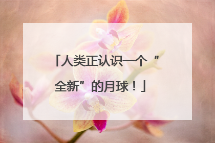 人类正认识一个“全新”的月球！