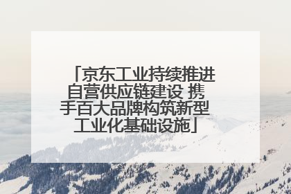 京东工业持续推进自营供应链建设 携手百大品牌构筑新型工业化基础设施