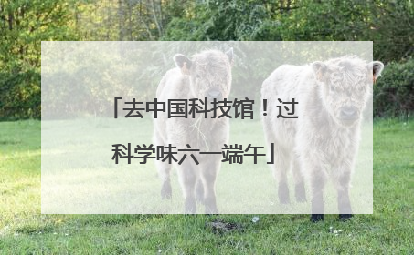 去中国科技馆！过科学味六一端午