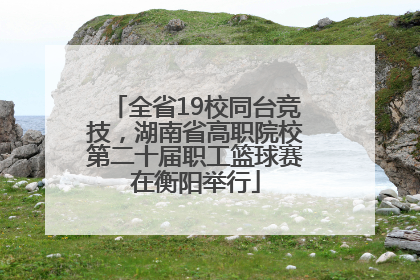 全省19校同台竞技，湖南省高职院校第二十届职工篮球赛在衡阳举行