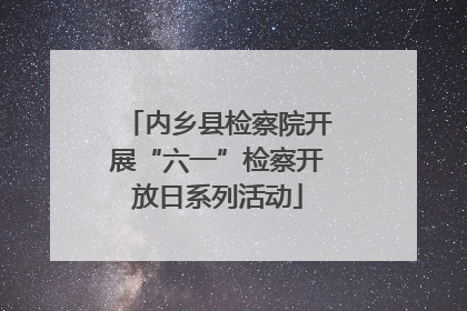 内乡县检察院开展“六一”检察开放日系列活动