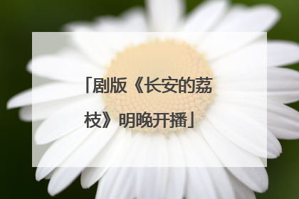 剧版《长安的荔枝》明晚开播