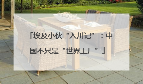 埃及小伙“入川记”：中国不只是“世界工厂”