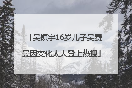 吴镇宇16岁儿子吴费曼因变化太大登上热搜