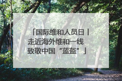 国际维和人员日丨走近海外维和一线 致敬中国“蓝盔”