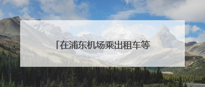 在浦东机场乘出租车等待时间长？去临港打车难？上海机场集团回应