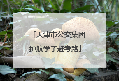 天津市公交集团护航学子赶考路