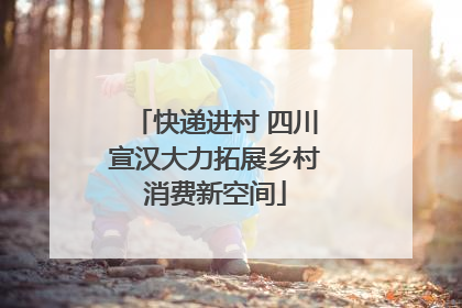 快递进村 四川宣汉大力拓展乡村消费新空间