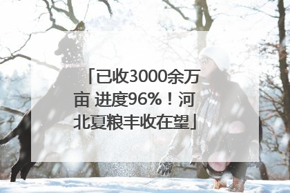 已收3000余万亩 进度96%！河北夏粮丰收在望