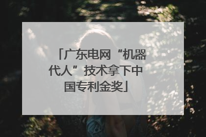 广东电网“机器代人”技术拿下中国专利金奖