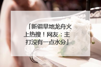 新疆旱地龙舟火上热搜！网友：主打没有一点水分
