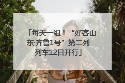 每天一组！“好客山东·齐鲁1号”第二列列车12日开行