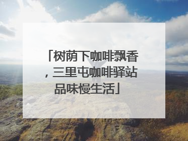 树荫下咖啡飘香，三里屯咖啡驿站品味慢生活