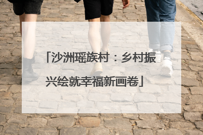 沙洲瑶族村：乡村振兴绘就幸福新画卷