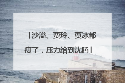 沙溢、贾玲、贾冰都瘦了，压力给到沈腾