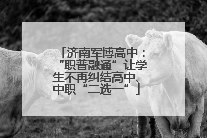 济南军博高中：“职普融通”让学生不再纠结高中、中职“二选一”