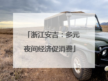 浙江安吉：多元夜间经济促消费