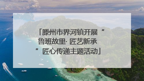 滕州市界河镇开展“鲁班故里· 匠艺新承”匠心传递主题活动