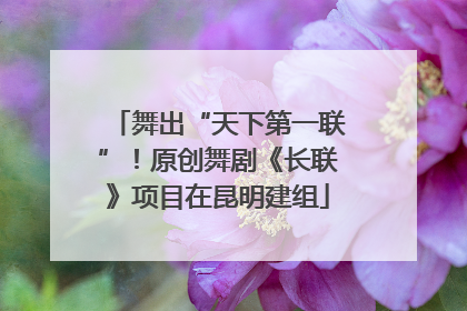 舞出“天下第一联”！原创舞剧《长联》项目在昆明建组