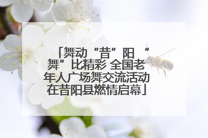 舞动“昔”阳 “舞”比精彩 全国老年人广场舞交流活动在昔阳县燃情启幕
