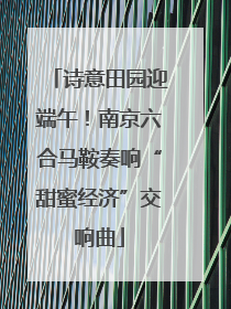 诗意田园迎端午！南京六合马鞍奏响“甜蜜经济”交响曲