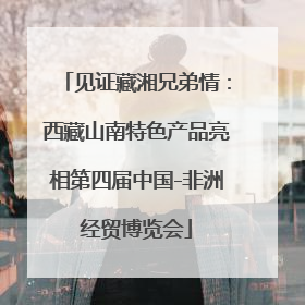 见证藏湘兄弟情：西藏山南特色产品亮相第四届中国-非洲经贸博览会