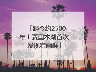 距今约2500年！赛里木湖首次发现岩画群