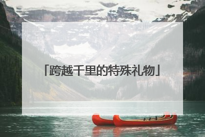 跨越千里的特殊礼物