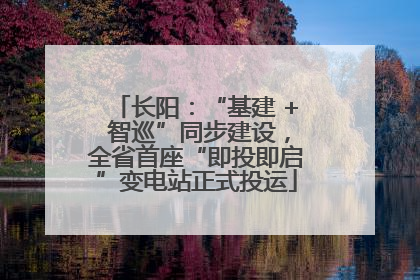 长阳：“基建 + 智巡”同步建设，全省首座“即投即启”变电站正式投运