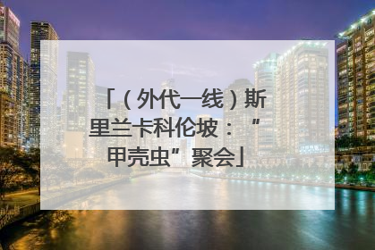 （外代一线）斯里兰卡科伦坡：“甲壳虫”聚会