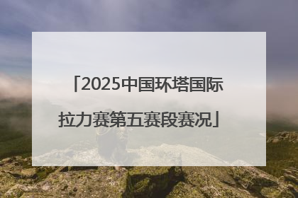 2025中国环塔国际拉力赛第五赛段赛况