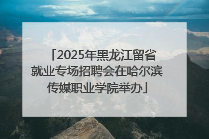 2025年黑龙江留省就业专场招聘会在哈尔滨传媒职业学院举办