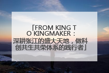 FROM KING TO KINGMAKER：深耕张江的盛大天地，做科创共生共荣体系的践行者
