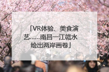 VR体验、美食演艺……南昌一江赣水绘出两岸画卷