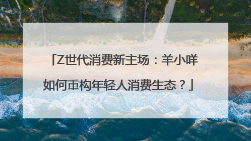 Z世代消费新主场：羊小咩如何重构年轻人消费生态？